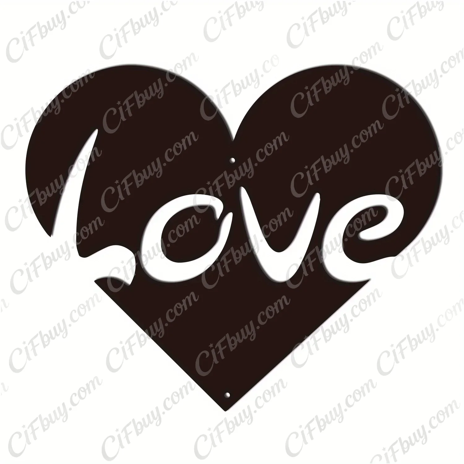 Art And Craft For Nursery - CIFbuy Metal Wall Art Love Quote