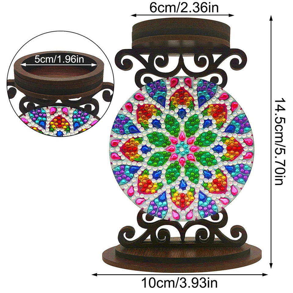Flower candle holder Halloween - Art Craft Kit review and price
