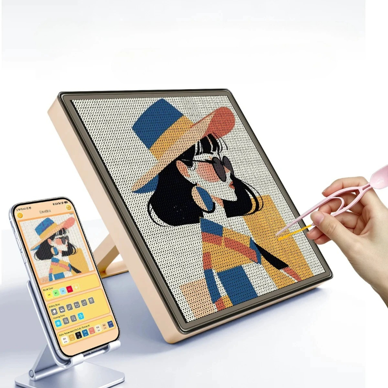 DIY Smart LED Pegboard APP Con - Art Craft Kit review and price