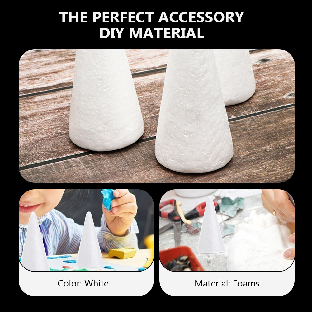 24Pcs Foam Cones for Crafts Co - Art And Craft For Nursery review and price