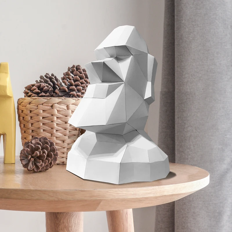 Large Size Easter Island Moai  - Art Craft Cardboard review and price