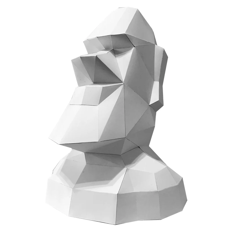 Large Size Easter Island Moai  - Art Craft Cardboard review and price