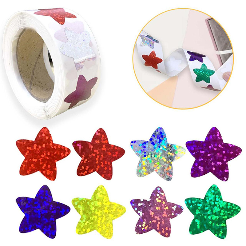 500Pcs/Roll Colorful Star Stic - School Of Art X Craft review and price