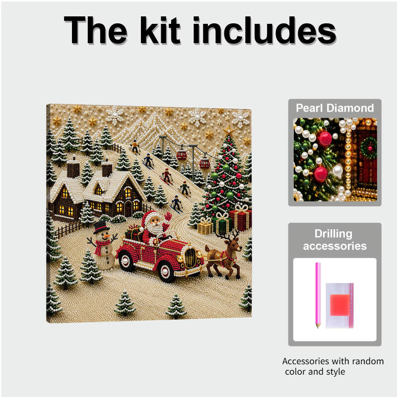 Christmas Pearl Painting Art K - Art Craft Kit review and price