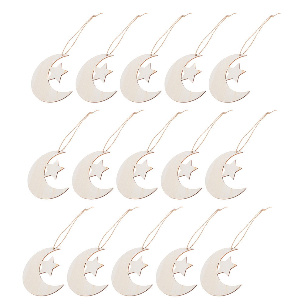40Pcs Blank Wooden Moon and St - Art And Craft For Nursery review and price