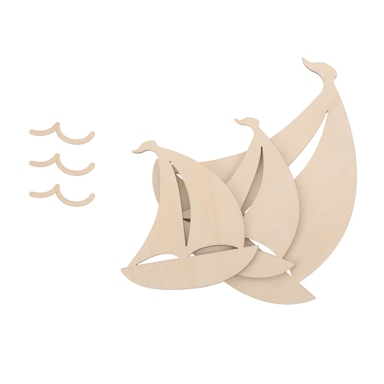 6Pcs Wooden Sailboat Nursery W - Art And Craft For Nursery review and price