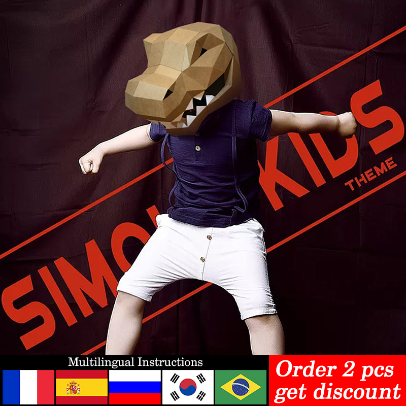 Tyrannosaurus Rex Animal Mask  - Art Craft Cardboard review and price