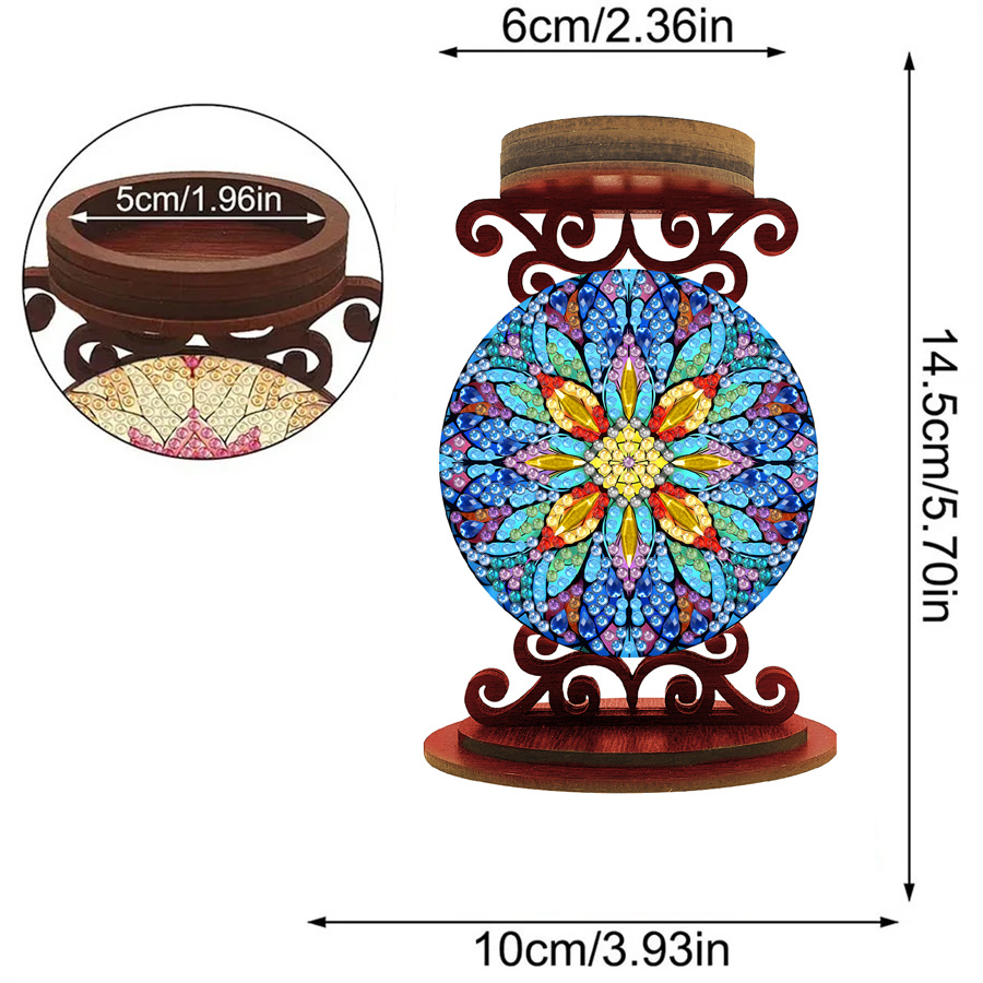 Flower candle holder Halloween - Art Craft Kit review and price
