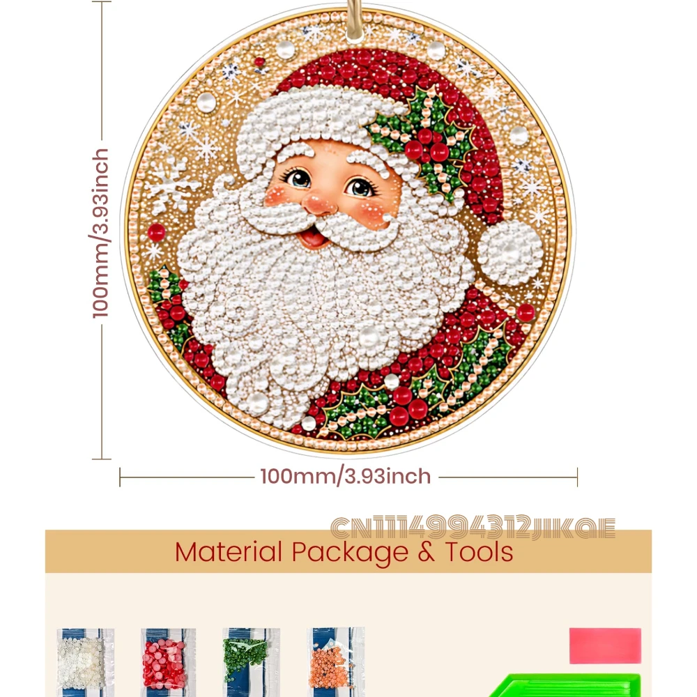 6PCS Christmas Ornaments DIY P - Art Craft Kit review and price
