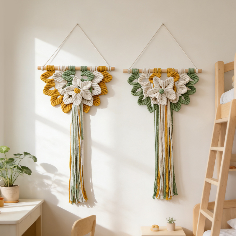 Woven Wall Hanging Boho Geomet - Art And Craft For Nursery review and price